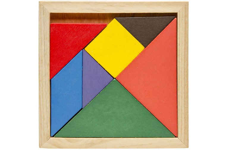 Tangram puzzel - hout