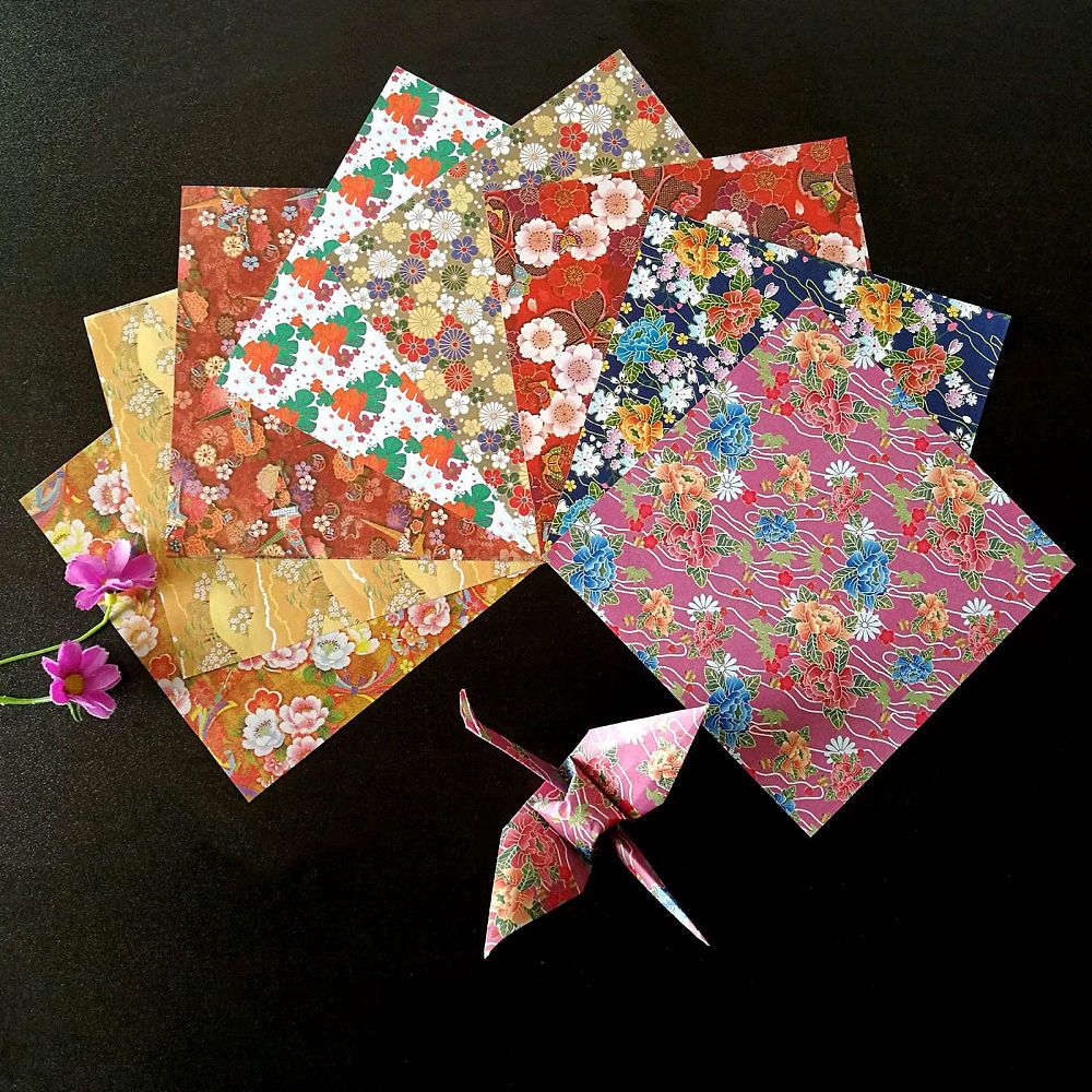 Origami vouwblaadjes blossom