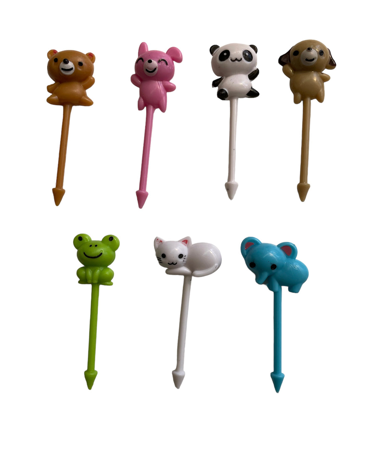 Kawaii animal bento prikkers
