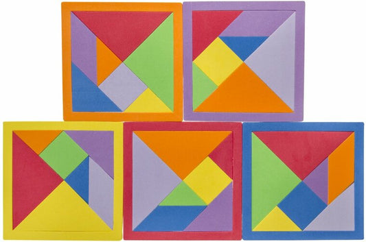 Tangram puzzel - foam