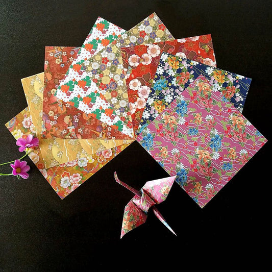 Origami vouwblaadjes blossom