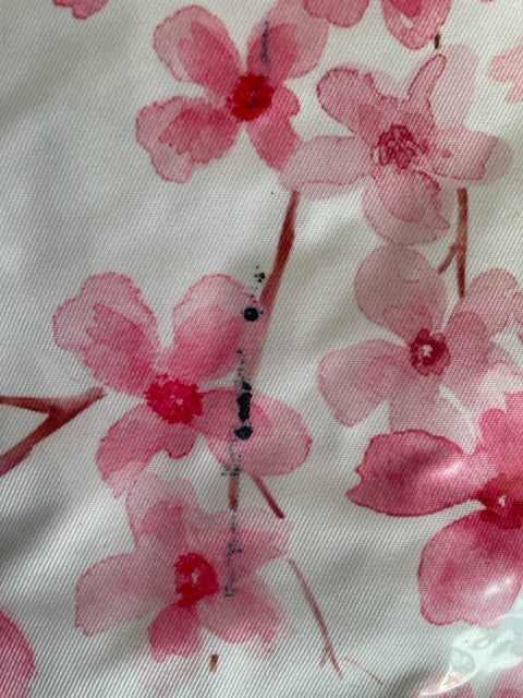 Sakura kussen wit