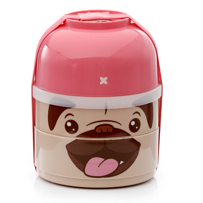Mopshond Bento box rond
