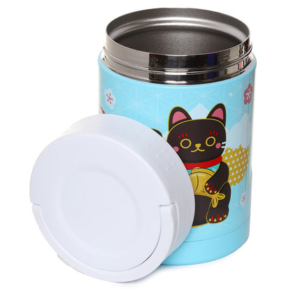 Maneki Neko RVS Thermos lunchpot 500 ml