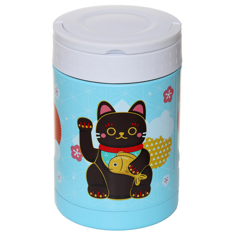 Maneki Neko RVS Thermos lunchpot 500 ml