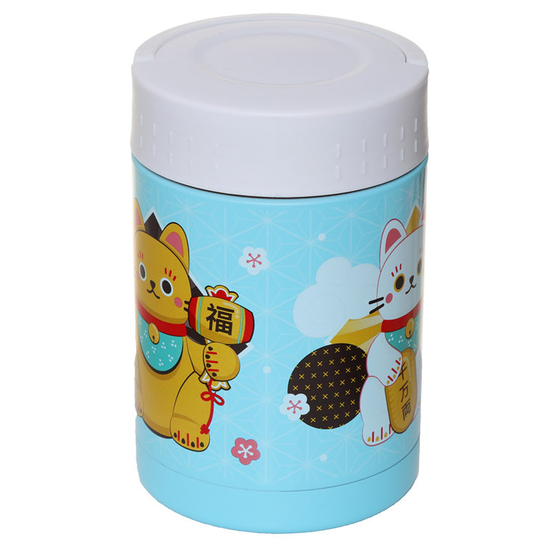 Maneki Neko RVS Thermos lunchpot 500 ml
