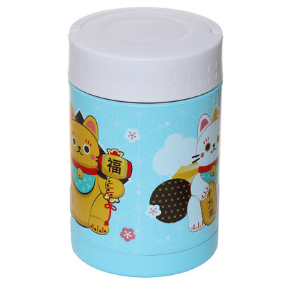 Maneki Neko RVS Thermos lunchpot 500 ml