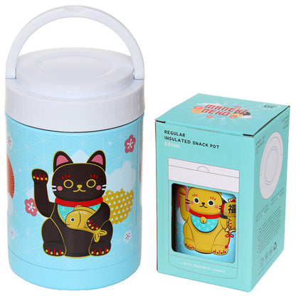 Maneki Neko RVS Thermos lunchpot 500 ml