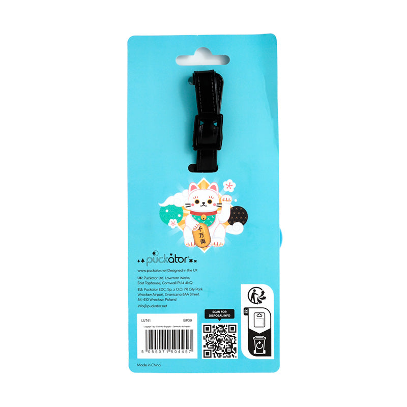 Maneki Neko kofferlabel
