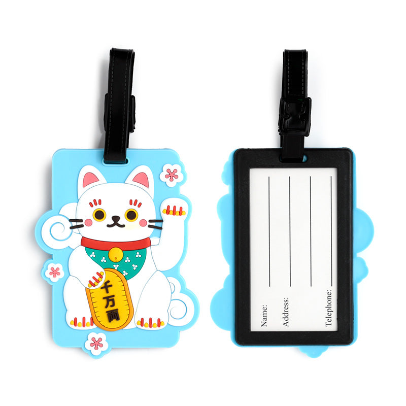Maneki Neko kofferlabel