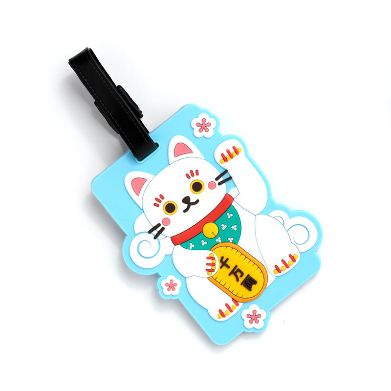 Maneki Neko kofferlabel