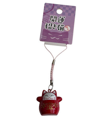 Maneki Neko sleutelhanger bel