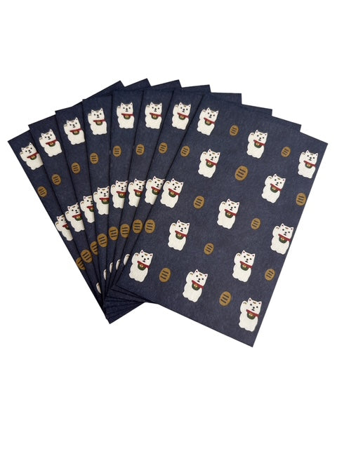 Geld kado-envelopjes Maneki Neko