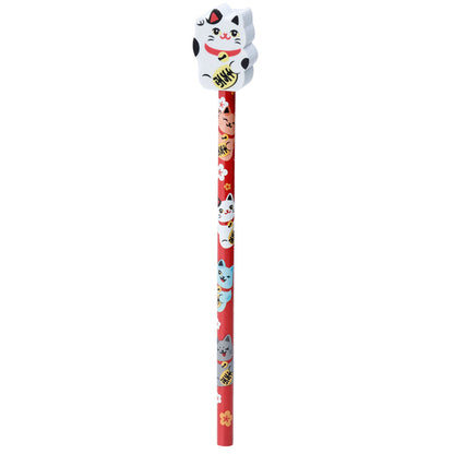 Maneki Neko gum potlood