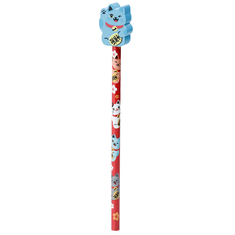 Maneki Neko gum potlood