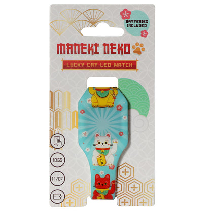 Siliconen horloge Maneki Neko of Japanse Daruma